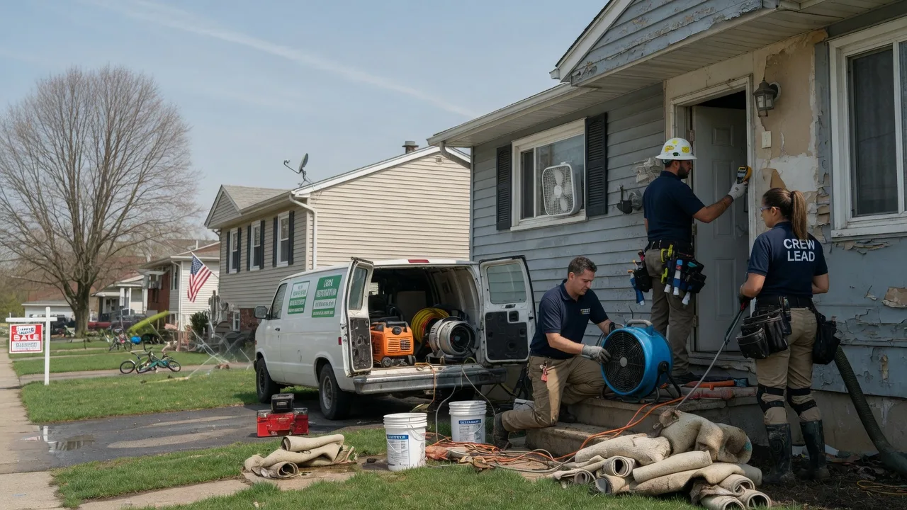 Flood Cleanup in New Blaine, AR near me