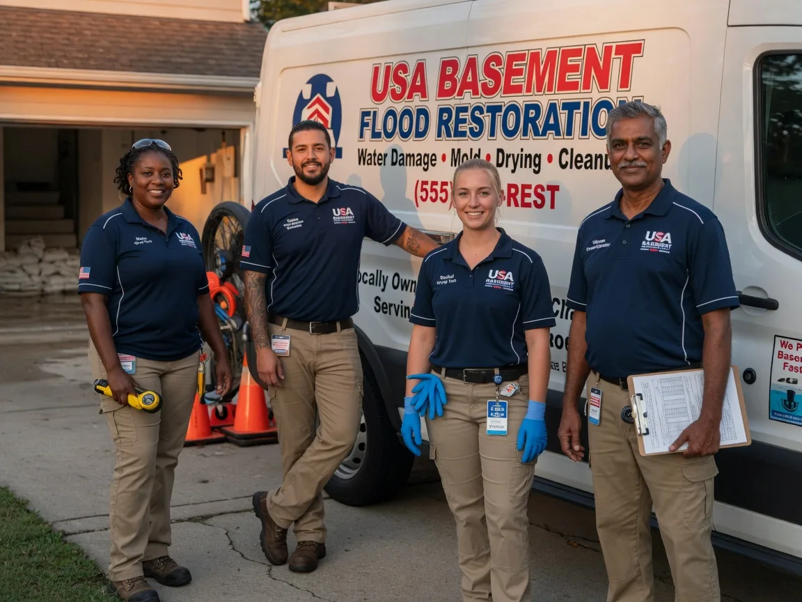 Basement Flood Cleanup company in New Blaine, AR
